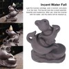 Insence Waterwall Antique Purple Sand Auspicious Cloud Teapot Backflow Sandalwood
