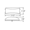 Amber 6 LED 2.5" Truck Trailer RV Side Marker Clearance