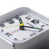 PEAKEEP 3D Numbers No Tick-Tock Analog Alarm Clock with Classic