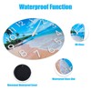 JoFomp Beach Outdoor Clocks for Patio, Large Outdoor Clocks Waterproof