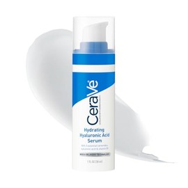 CeraVe Hyaluronic Acid Face Serum  1 oz  Hydrating Serum for Face with Vitamin B5  For Normal to Dry Skin  Paraben  Fragrance Free                    