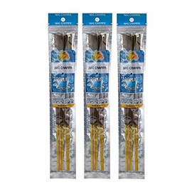AromaBlu 11" Hand Dipped Incense 3-Pack (10-Sticks Per Pack) - Choose Your Scent (Nag Champa)