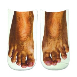 Funny Socks for Men & Women - Classics & Grippy Socks - Fun Socks, Gag Gifts for Adult - Funny Gag Gifts - Men's Gnarley Feet