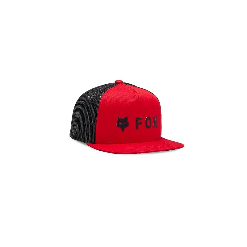 Fox Racing Youth Absolute Snapback Mesh Hat, Flame Red, One