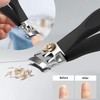 Nail Clippers,Wide Jaw Opening Anti-Splash Slanted Nail Clipper,Toenail Clippers for