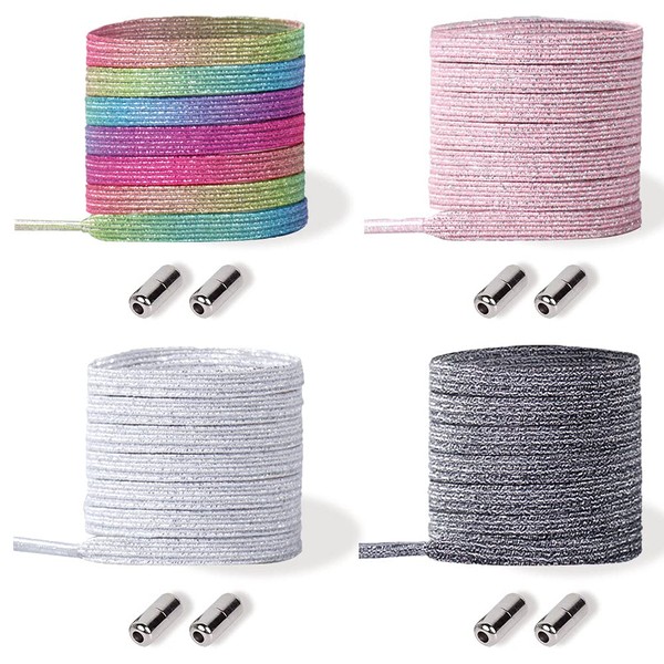 MIHUTU Elastic Shoelaces, Laces without Tying Children, Elastic Shoelaces Rubber