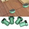 4 Pcs 19mm Bench Dog Green Aluminum Alloy Workbench Peg