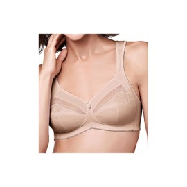 Amoena Women's Isadora Wire-Free Full Figure Bra, Nude, 44C