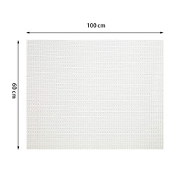 Leliafleury 60 x 100cm Anti Slip Rug Underlay PVC Non Slip Mat White Rug Gripper Pad for Carpet Drawers Shelves