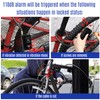 NUNET Bluetooth Bike Lock, NULOCK Anti-Theft Waterproof 71in Steel Cable,