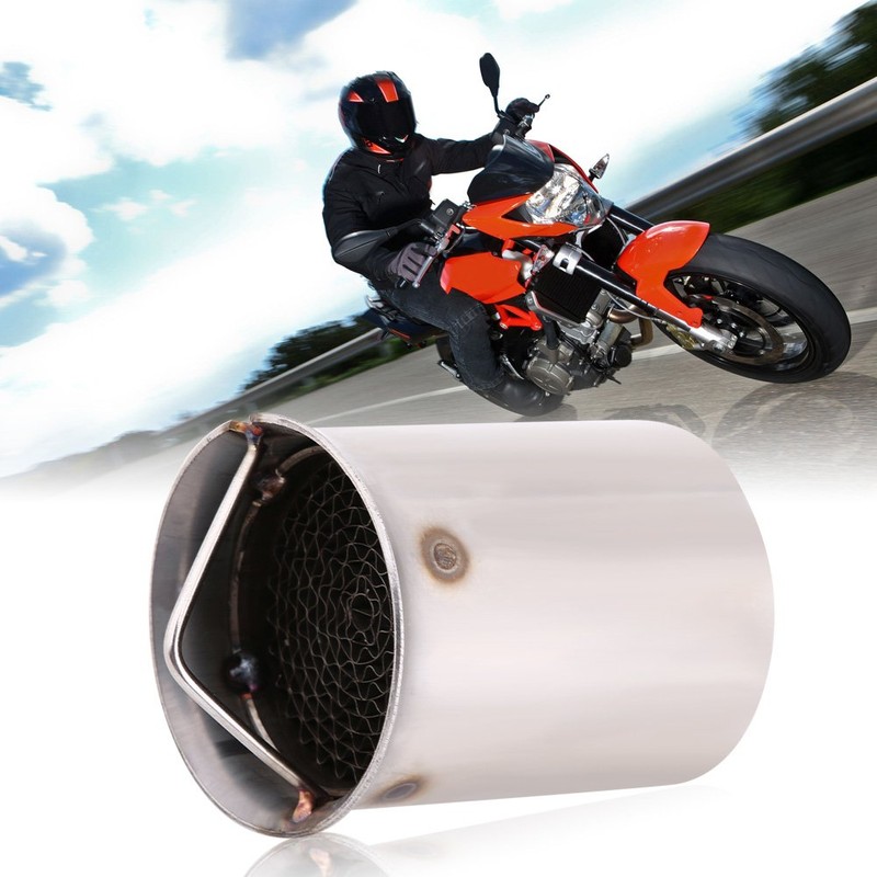 Keenso Motorcycle Exhaust Muffler, Universal Motorcycle 51 mm Exhaust DB