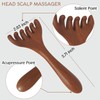 iunxkmi Wood Scalp Massager 2 Pcs, Head Massager Comb for