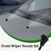 Tecledsn 2PCS Front Windshield Washer Nozzles, Washer Nozzle Kit, Washer