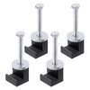 Keadic 12Pcs Aluminum Truck Tool Box Mounting Kit, Heavy Duty