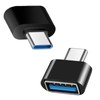 SHUXIA 2PCS USB C to USB Adapter,USB Type-C to USB-A
