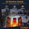 Otdair 96 LED Solar Lights Outdoor Upgraded 6 Pack, 43"