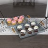 AuldHome Design Galvanized Farmhouse Trays (Set of 2, Small &