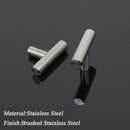 Probrico 30 Pack 2 inch Brushed Nickel Cabinet Knobs Stainless Steel Kitchen Cabinet Handles and Pulls Single Hole Cabinet Knobs 50mm