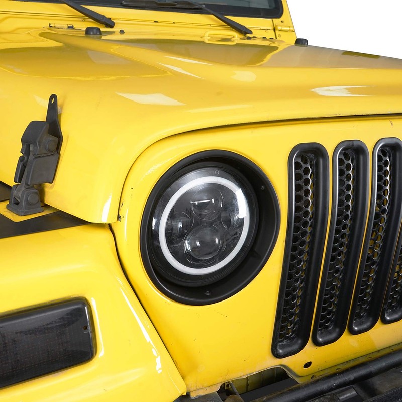 u-Box Wrangler - Cubierta para faros delanteros compatible con TJ