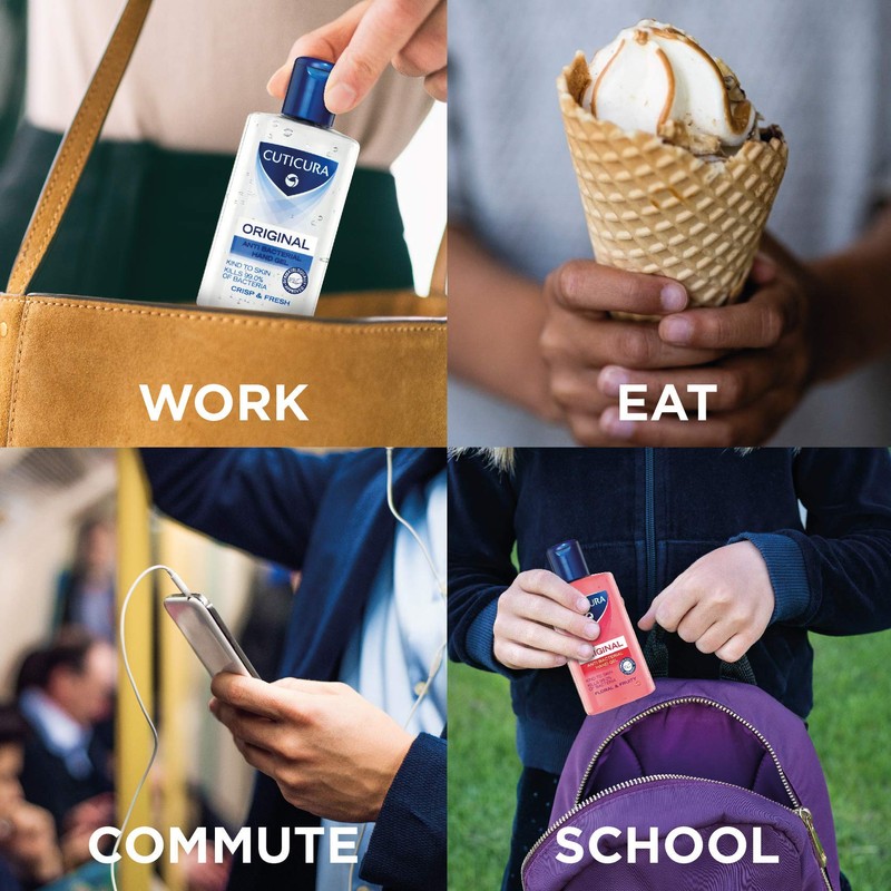 Cuticura CUTICURA Original Anti Bacterial Hand Gel 100ml, Multipack of