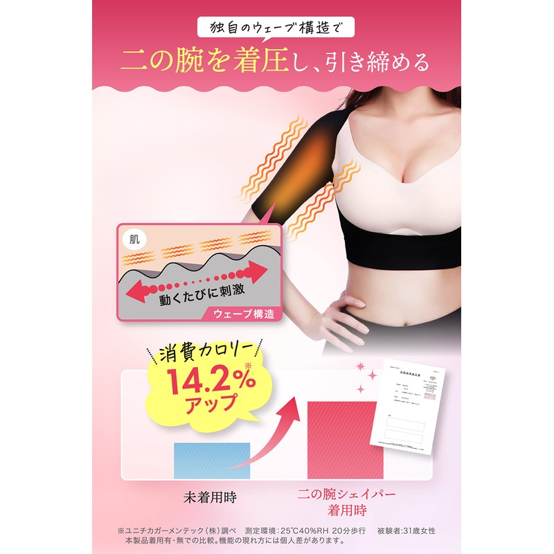 Charmake Body, Upper Arm Shaper, Posture, Tightening, Compression, Supporter, Hunched