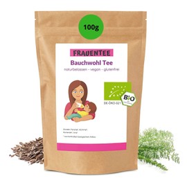 Konfitee Mild Belly Well Tea with Anise & Fennel 100 g I Organic Herbal Tea I from 3rd Month I Premium Children's Tea Against Abdominal Pain I Baby Tea without Additives & Flavourings I Vegan & Gluten