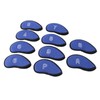 10pcs Golf Club Head Cover Breathable Nylon Mesh Soft Lining