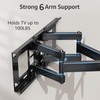 MOUNTUP Full Motion TV Wall Mount for Most 42-82 inch