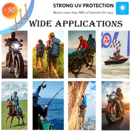 HCMY 9 Pack Headwear Pink Ski Neck Gaiters Tube Bandana Face Mask Head Wrap Headband Scarf Elastic Cooling Balaclava for Men Women