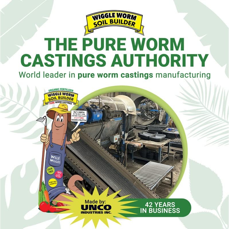Wiggle Worm 100% Pure Organic Worm Castings - Organic Fertilizer