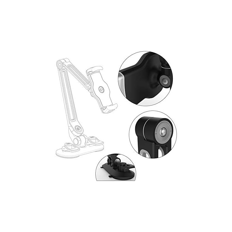 Actualizado Soporte para teléfono móvil con Doble Ventosa, Soporte Universal