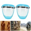2pcs Protective Face Cover Dustproof Safety Elastic Belt Reusable Face
