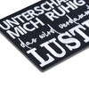Heavy Metal Sew-On Patch "Unterschätz' mich ruhig - das wird