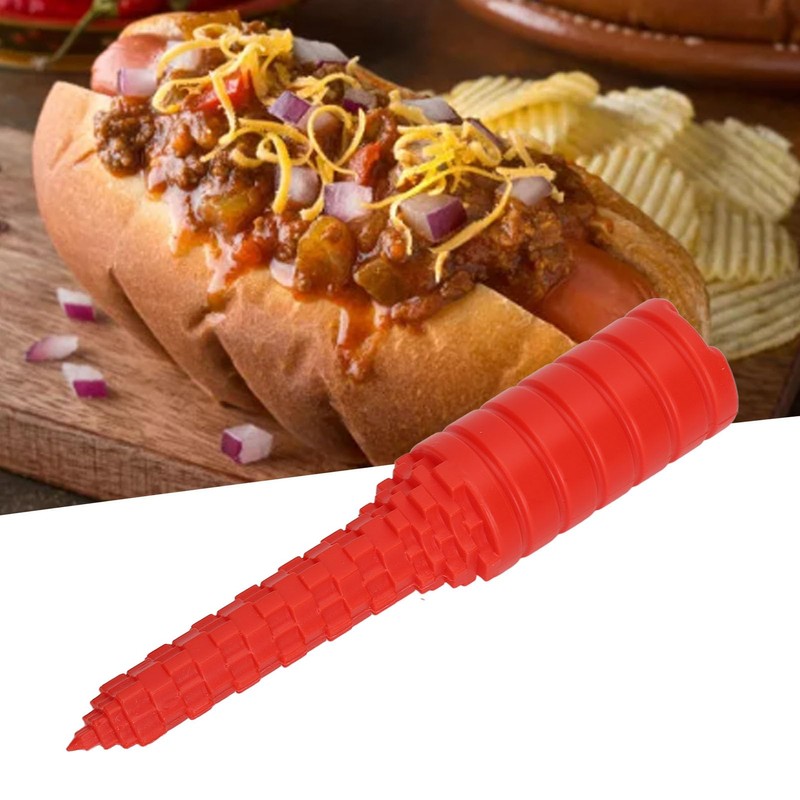 Hotdogger, Hot Dog Spiralizer Grilling Tool, Hotdog Bun Driller Tool