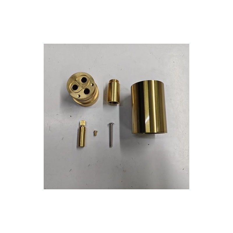 KES 1-inch Shower Body Extension, Including Extension of Handwheel and