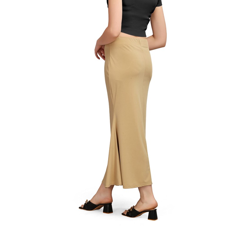 Kipzy - Falda larga de licra para mujer, para playa,