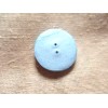 NEW HANDMADE "PEARL BLUE" IMPRINTED & PAINTED CUTE BICYCLE BUTTON