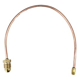 FATBOY Propane 22" Copper Pigtail POL x 1/4" Inverted Flare Automatic Changeover Regulators