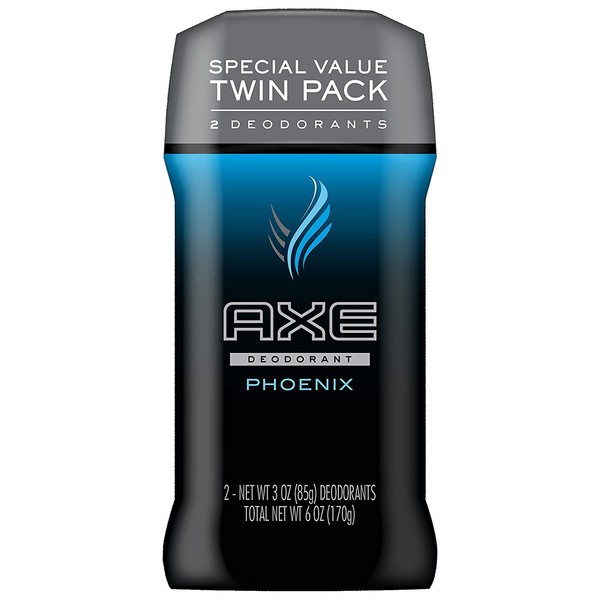 AXE Deodorant Stick for Men, Phoenix, 3 Ounce, Pack of 2