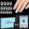 TOMICCA Artificial Nail Tips for Gel Nails Gel Nails Coffin