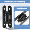 Soiiw Heavy Duty Gate Hinges 7" Sealed Bearings Adjustable Yoke