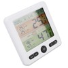 Indoor Thermometer Digital Color Screen Alarm Temperature Humidity Monitor Bedside