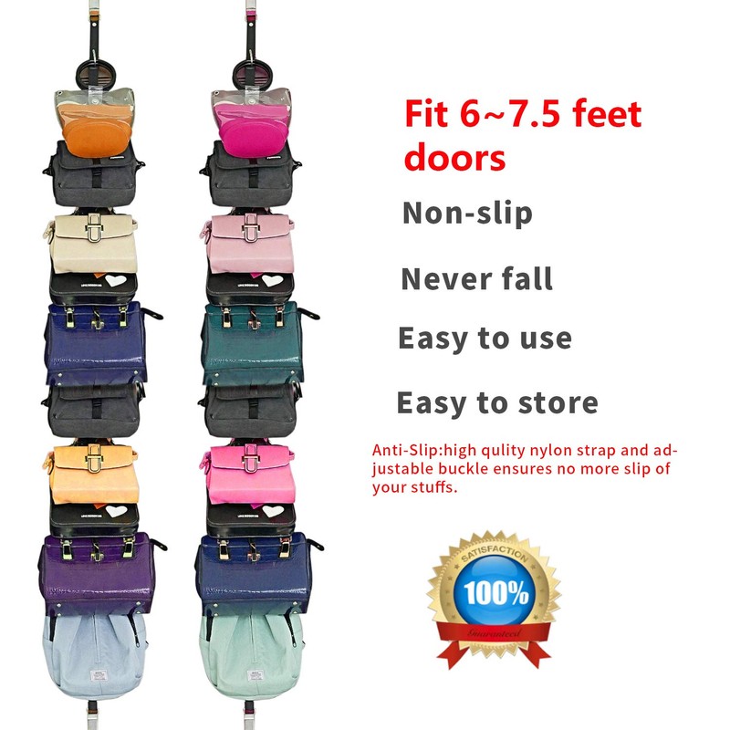IZUS Bag-Organizer-Holder Purse Hanger - 20 Hooks for Closet and