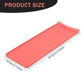 Balayage Board Highlighting Board Hair Dye Tools Hair Coloring Paddle, Balayage Highlighting Board with Teeth, Highlighting Paddle for Barber Salon Hairstylist Hair Dying Tools, Orange