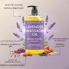 Majestic Aceite de masaje de lavanda pura, aromaterapia relajante, 8