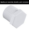 6 Pieces RV Hot Water Heater Drain Plug with Tape,