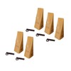 5 Caterpillar Style Backhoe Bucket Dirt Teeth w/Pins & Retainers
