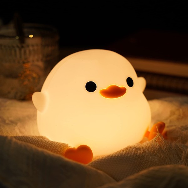 Amaredom Amaredom DoDo Ente Nachtlicht, Niedliche Entenlampe, Silikon Dimmbar Kinderzimmer