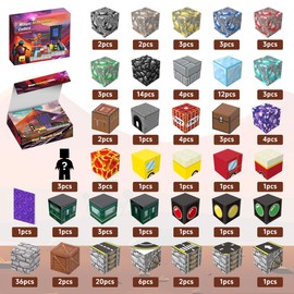 Magnetic Building Blocks, Lava Adventure 150-Piece STEM Construction Kit, Educational Toy for Ages 3-12