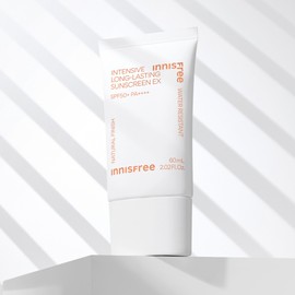 Innisfree 이니스프리 인텐시브 롱래스팅 선스크린 EX SPF 50+ PA++++ 60ml, 1개 Innisfree Intensive Long-Lasting Sunscreen EX SPF 50+ PA++++ 60ml, 1 piece